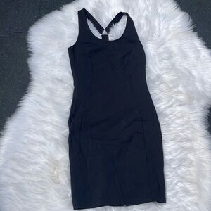 Elegant Black Sleeveless Dress